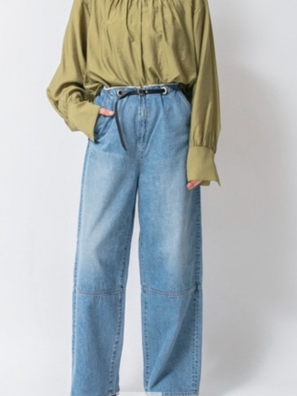 John Bull Premium Japanese Denim Belted High Rise Jeans NWOT